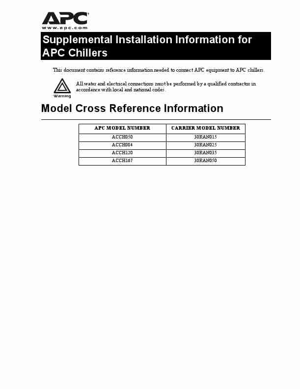 American Power Conversion Refrigerator 30RAN050-page_pdf